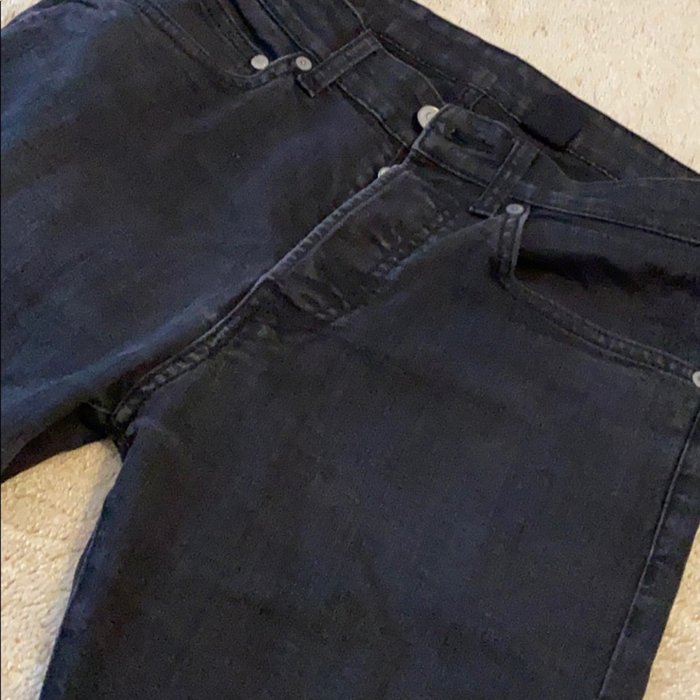 H&M Black Distressed Skinny Jeans